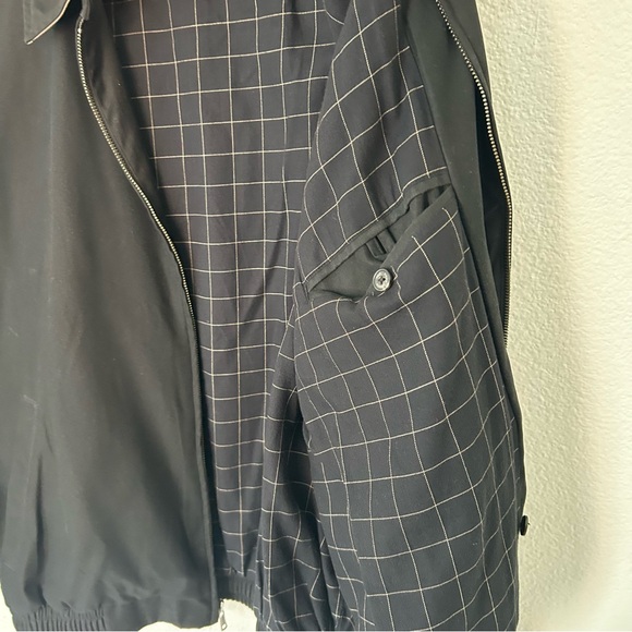 Polo Ralph Lauren Full Zip Bomber Jacket Color Black Men's Size Large Vintage - Picture 9 of 15